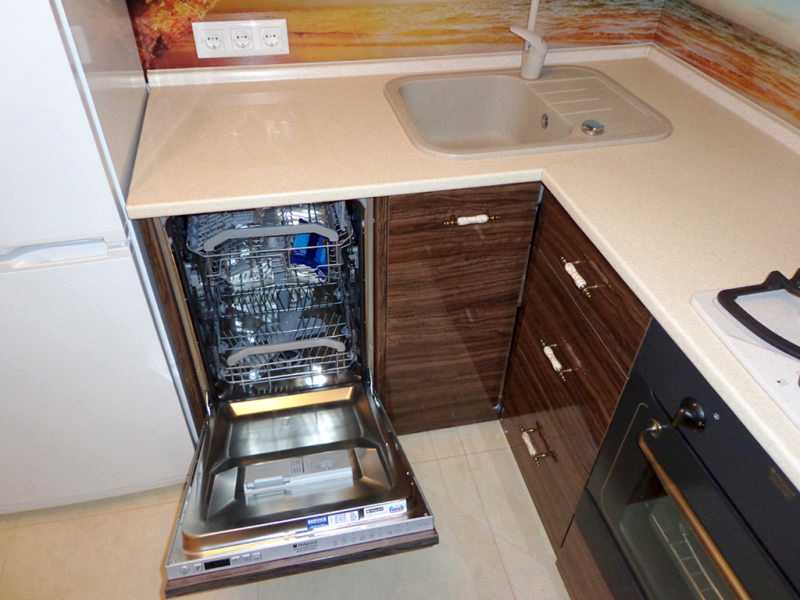 Расположение посудомоечной машины на кухне и ее установка   | дневники ремонта obustroeno.club
