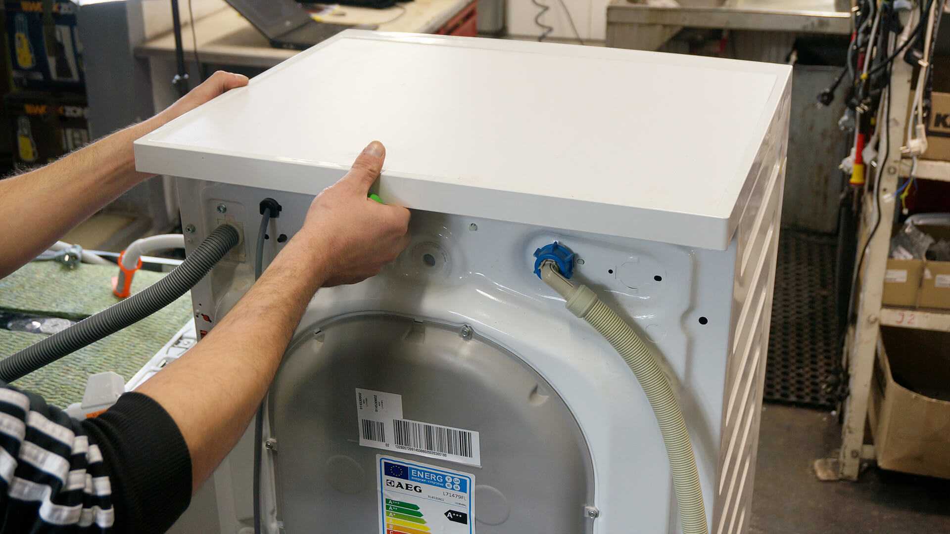 Как заменить сливной шланг стиральной машины своими руками, инструкция