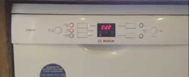 Коды ошибок посудомоечных машин bosch и их расшифровка с видео