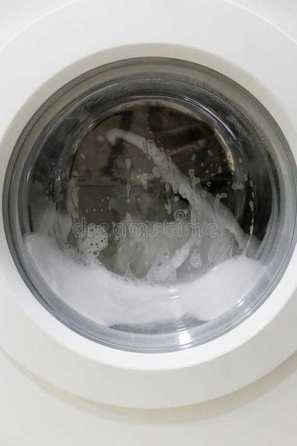 В стиральной машине остается пена после полоскания или стирки