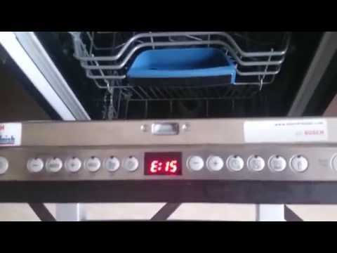 Ошибка е15 в посудомоечной машине bosch: как исправить, нарисован кран, siemens, коды, что делать, устранить
