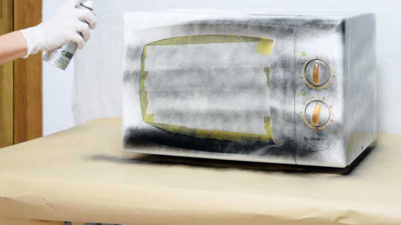 Чем покрасить микроволновку внутри —  как это сделать и какую выбрать краску