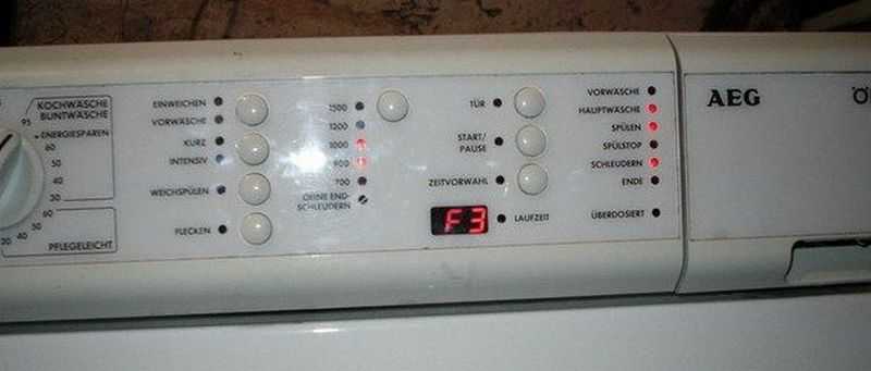 Коды ошибок стиральных машин — общая таблица 🔴