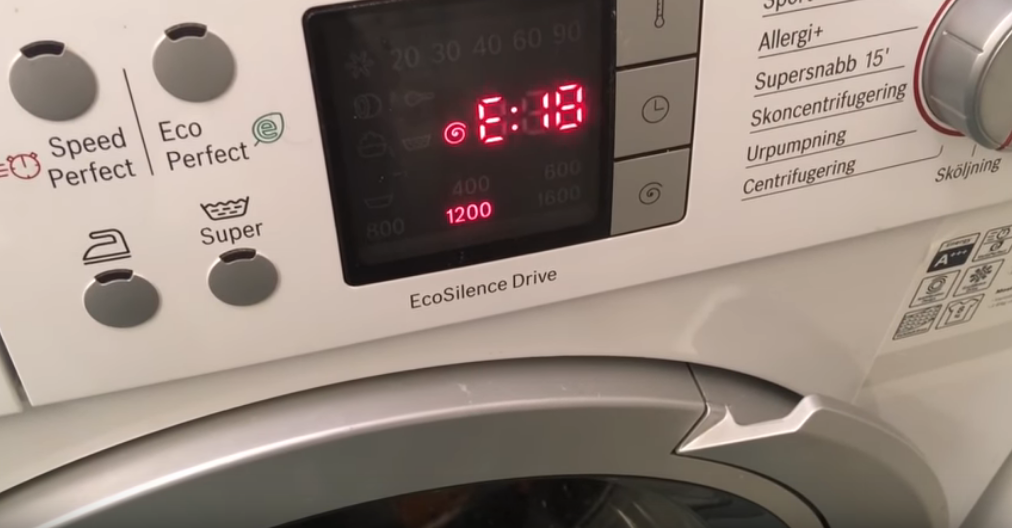 Ошибка e26 в стиральной машине bosch - что делать