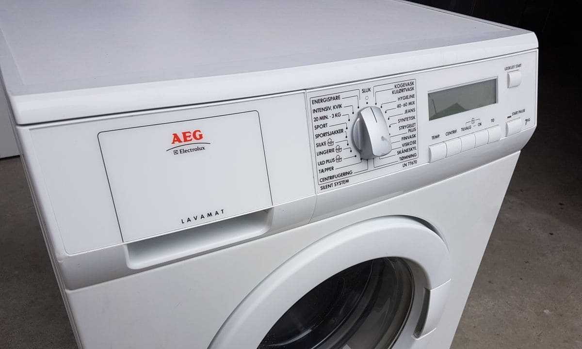Дорого и надёжно — стиральные машины «аег» европейского производства