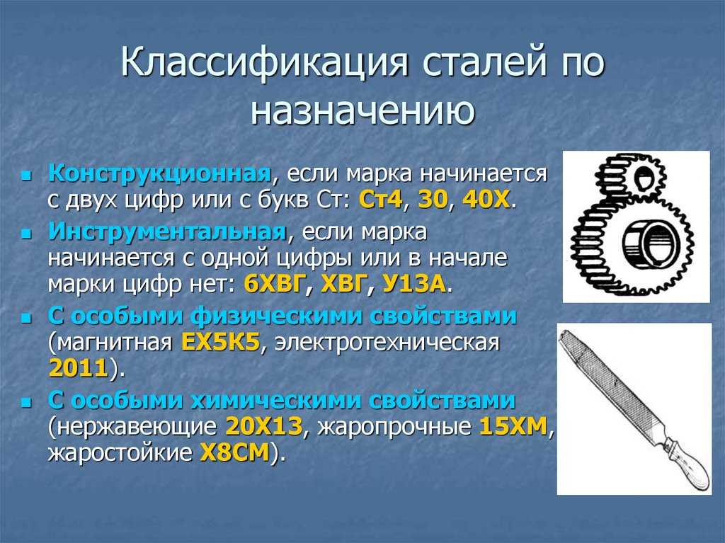 Классификация сталей по назначению. классификация и маркировка стали :: syl.ru