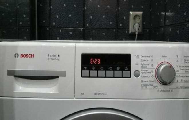 Коды ошибок стиральных машин бош. полный список, причины