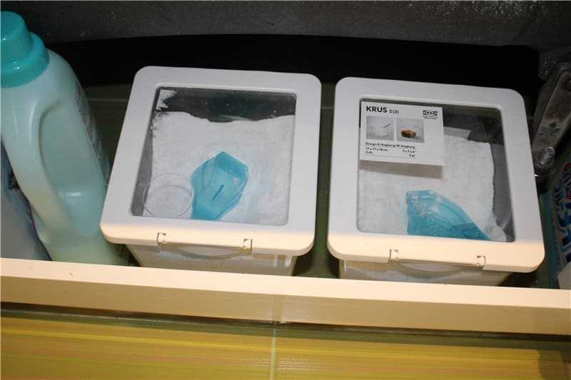 Как правильно хранить стиральные порошки Обзор различных способов хранения Пластиковые контейнеры - какой выбрать для дома