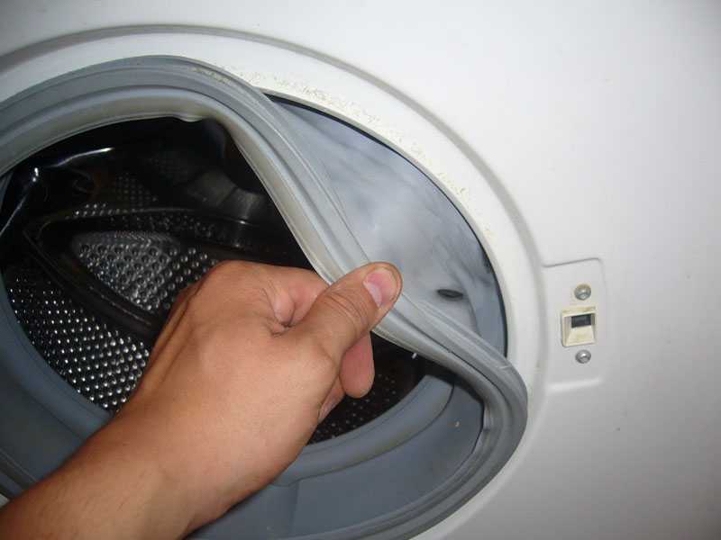 Как снять резинку с барабана стиральной машины