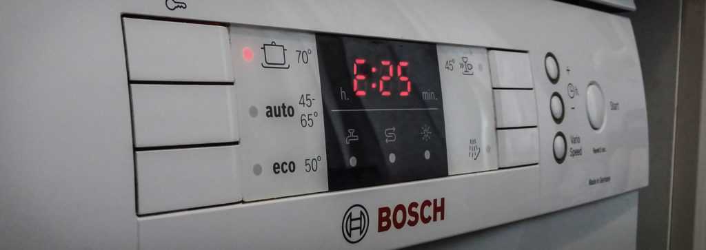 Основные неисправности посудомоечной машины bosch (бош)