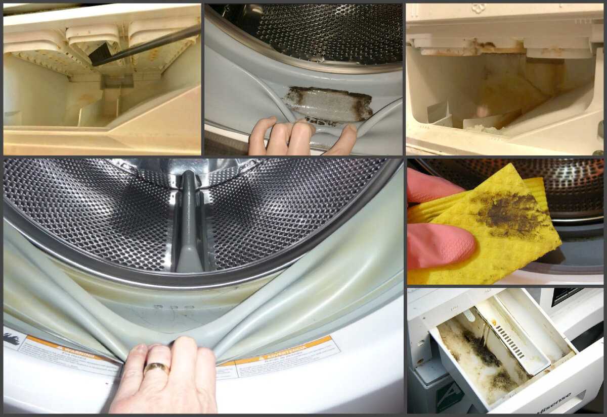 Как почистить резинку в стиральной машине автомат?