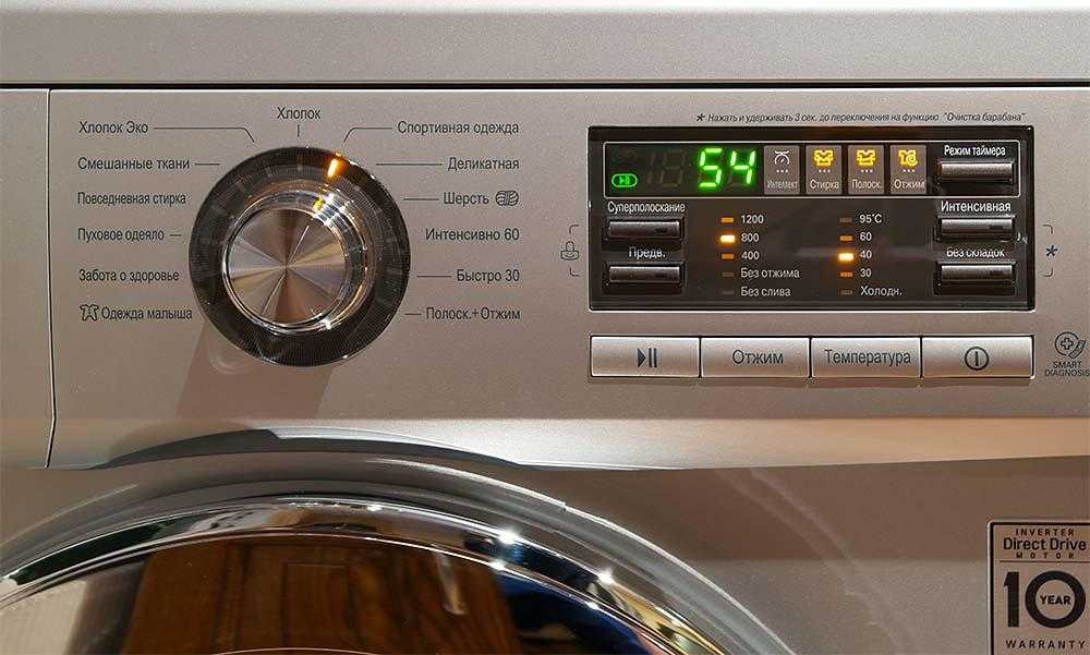 Первый запуск новой стиральной машины