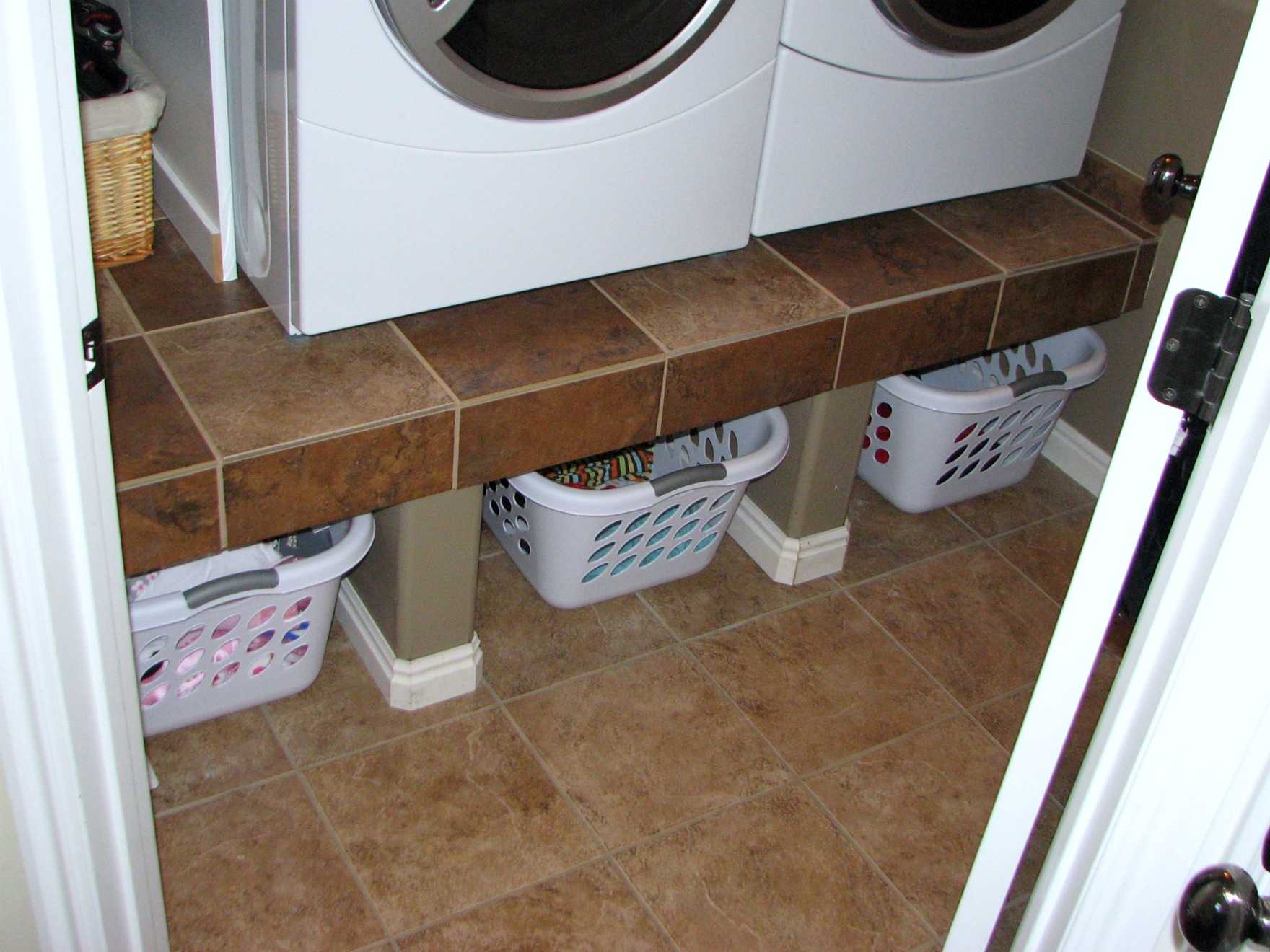 Подставка под стиральную машину автомат: антивибрационное устройство своими руками