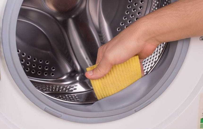 Очистить резину в стиральной машине: способы и средства, алгоритм действий